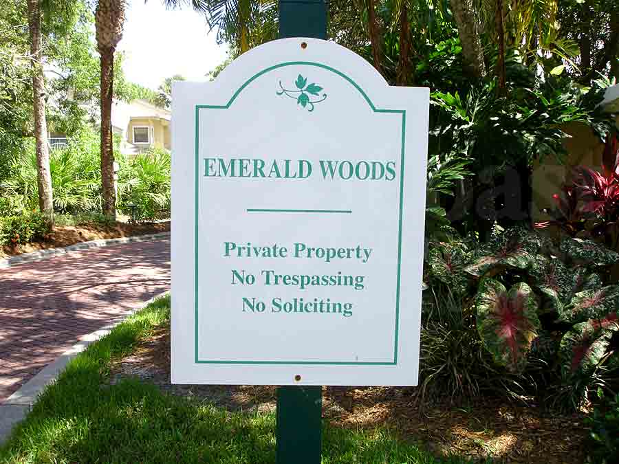 Emerald Woods Signage
